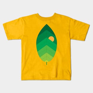 Leaf Landscape Kids T-Shirt